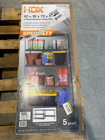 Laminate 5-Tier Steel Adjustable Garage… — Photo 3
