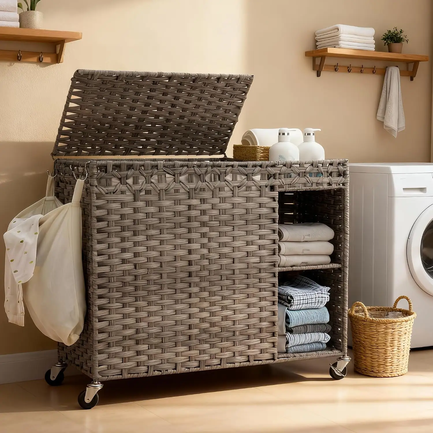 HLH Laundry Hamper 160L Rattan… — Photo 1