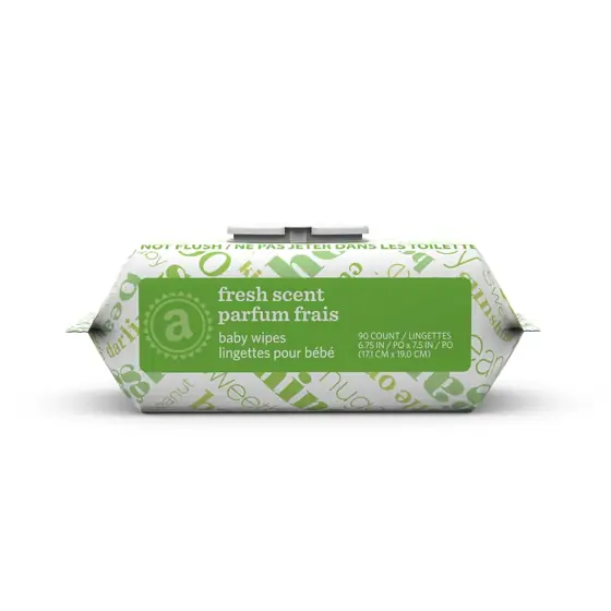 Amazon Elements Baby Wipes, Flip-Top,… — Photo 2
