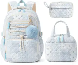 Shirabags 3-Pc Quilted School Set:… — Photo 1