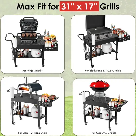 Leteuke Grill Cart for Blackstone… — Photo 2