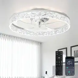 Depuley 20" LED Ceiling Fan… — Photo 1