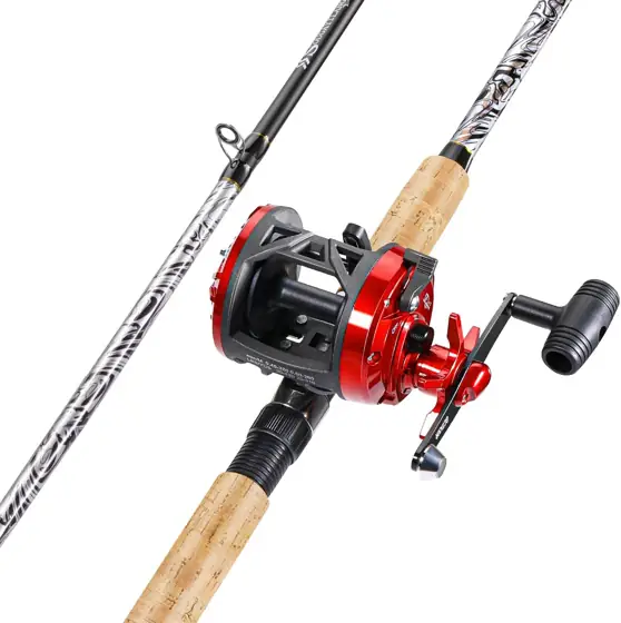 Sougayilang Fiberglass Fishing Rod Combo… — Photo 2