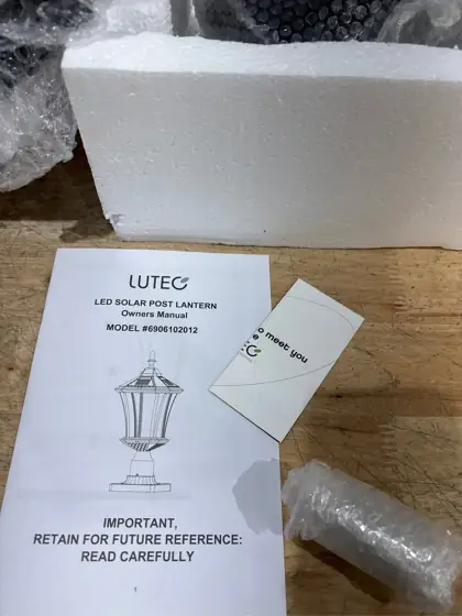 LUTEC Outdoor Solar Lamp Post… — Photo 4