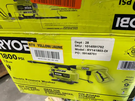 RYOBI 1800 PSI 1.2 GPM… — Photo 3