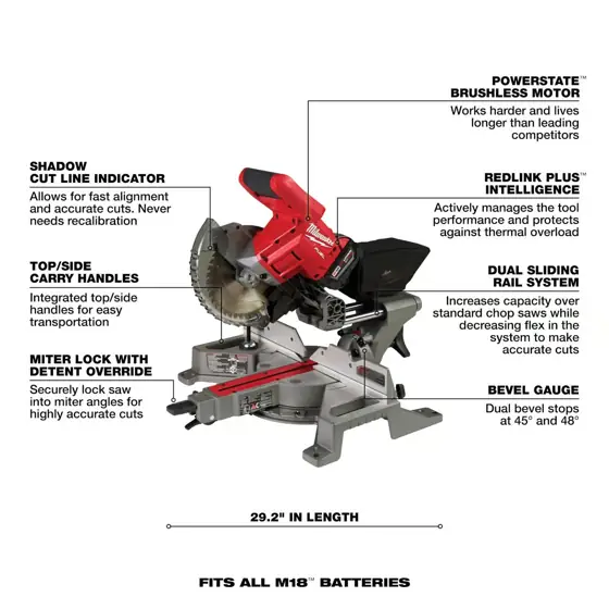 Milwaukee 18V M18 Fual 7-1/4… — Photo 2