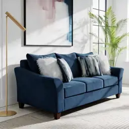 Roundhill Furniture Camero Pillowback Sofa… — Photo 2