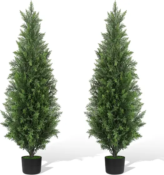 Chillchard 2Pack 4FT Artificial Cedar… — Photo 1