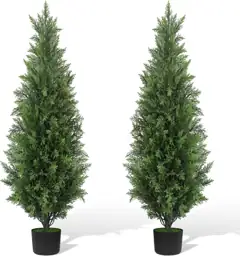 Chillchard 2Pack 4FT Artificial Cedar… — Photo 1