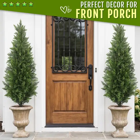 Chillchard 2Pack 4FT Artificial Cedar… — Photo 2