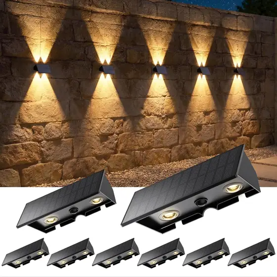 Solar Wall Lights Outdoor 8… — Photo 1