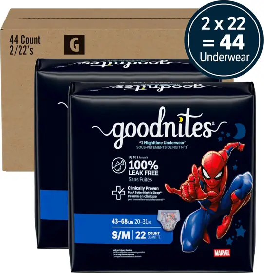 GoodNites Boys Nighttime Underwear, Size… — Photo 2