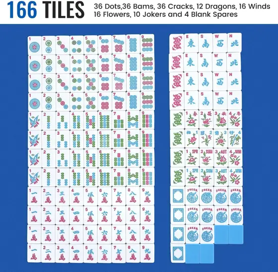 American Mahjong Tiles 1.2 Inch,… — Photo 2