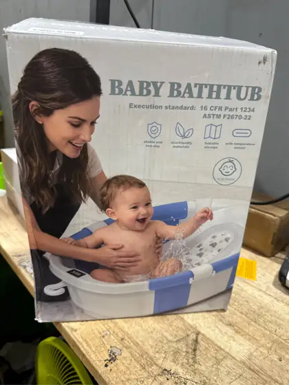 Collapsible Baby Bath Tub for… — Photo 3
