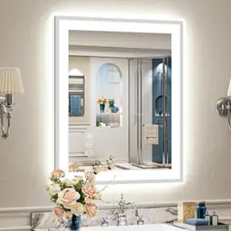 24x32 Inch Brushed Nickel LED… — Photo 1