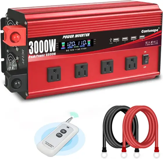 Cantonape 3000W Power Inverter 12V… — Photo 1