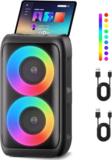 Bluetooth Speaker with 2 Wireless… — Photo 1