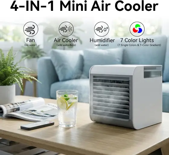 Portable Air Conditioner Fan, 4-in-1… — Photo 2