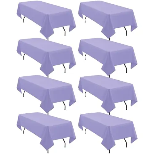fani 8 Packs Lavender Tablecloth… — Photo 1
