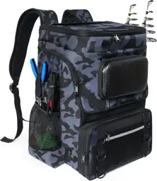 Fishing Backpack with Rod Holder,… — Photo 1