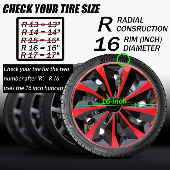 16 inch Hubcaps ABS Replacement… — Photo 2