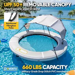 8FT Inflatable Water Hammock Ring… — Photo 2