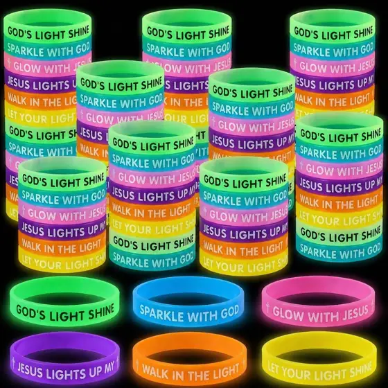 Tondiamo Glow Jesus Bracelets Religious… — Photo 1