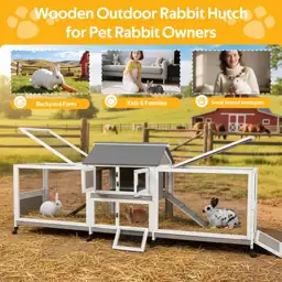 Large Rabbit Hutch Outdoor Indoor… — Photo 2