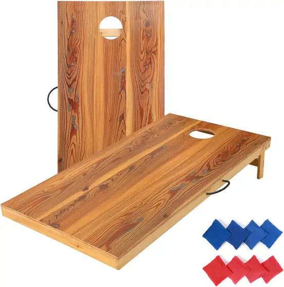 Solid Wood Cornhole Outdoor Game… — Photo 1