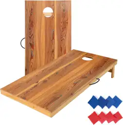 Solid Wood Cornhole Outdoor Game… — Photo 1