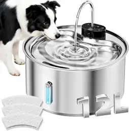 Cordless Dog Water Fountain, 12L/3.2… — Photo 1