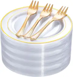 DaYammi 240Pcs Dessert Plates Set:… — Photo 1