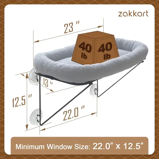 Zakkart Cat Window Perch, 100%… — Photo 2