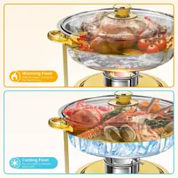 POWERFUEL 7QT Stainless Steel Chafing… — Photo 2