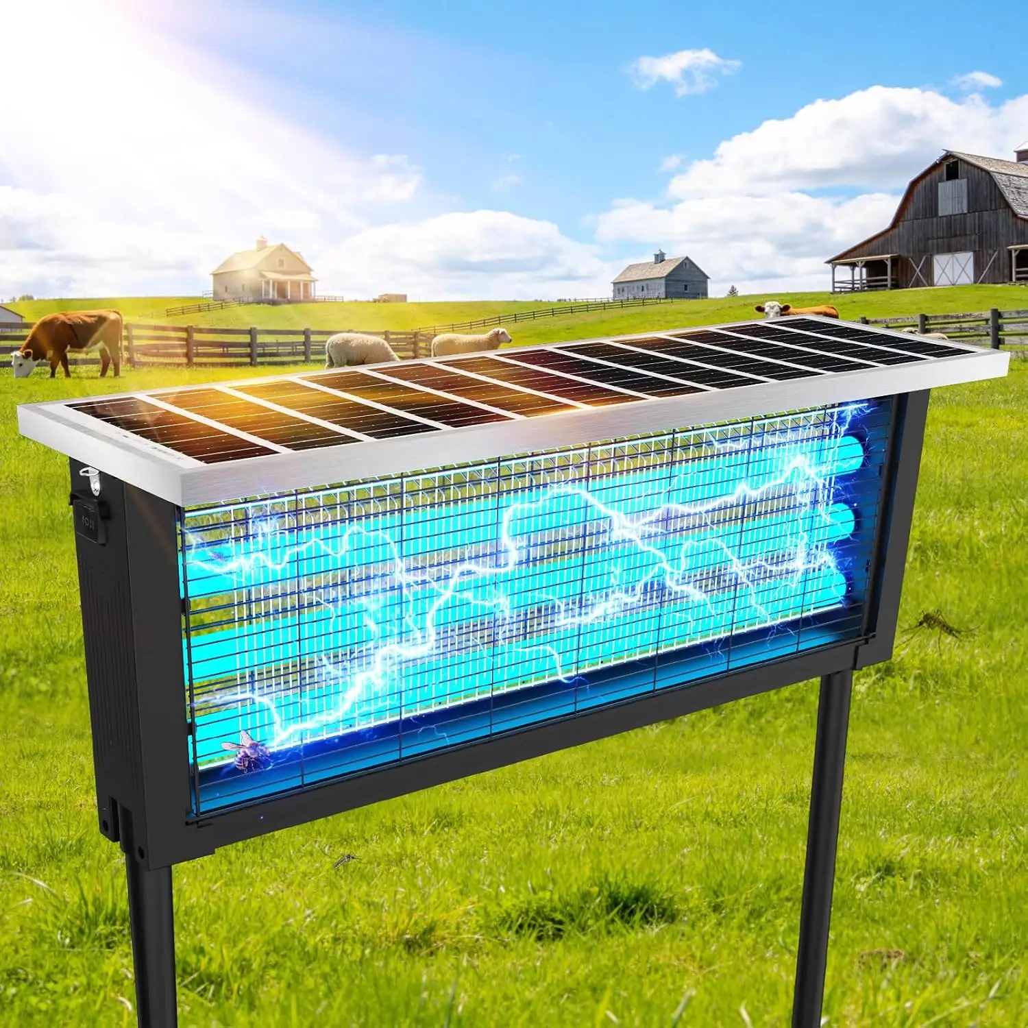 Large Solar Bug Zapper Outdoor,… — Photo 1