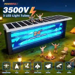 Large Solar Bug Zapper Outdoor,… — Photo 2