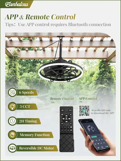 Fanbulous 20" Outdoor Ceiling Fan… — Photo 2