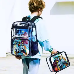 UFNDC 3PCS Clear Backpack for… — Photo 2