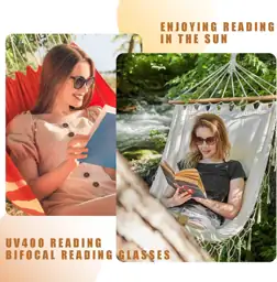 LADEESSE 3 Pack Reading Sunglasses… — Photo 2
