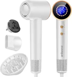 Dual-Voltage Travel Hair Dryer with… — Photo 1