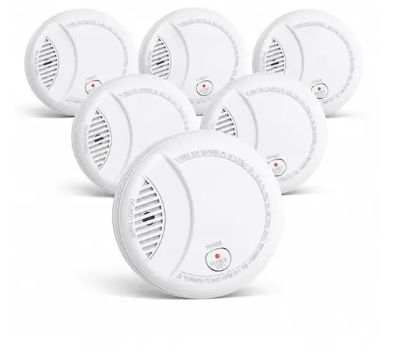 Smoke Detector with 10-Year Life,… — Photo 1