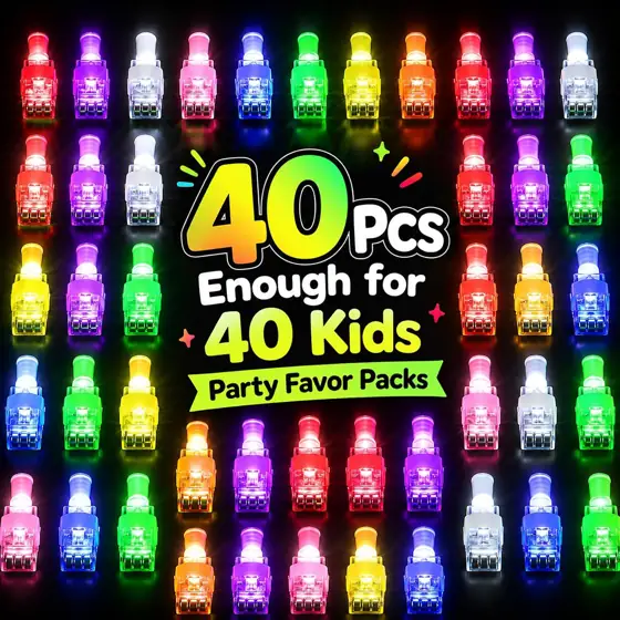 40Pcs Dinosaur Party Favors, LED… — Photo 2