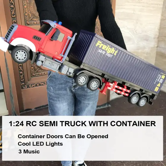 RC Semi Truck with Trailer… — Photo 2