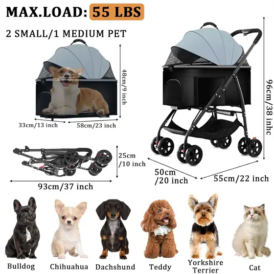 3 in 1 Pet Stroller… — Photo 2