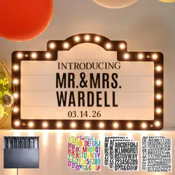 20IN Large Personalized LED Wedding… — Photo 1