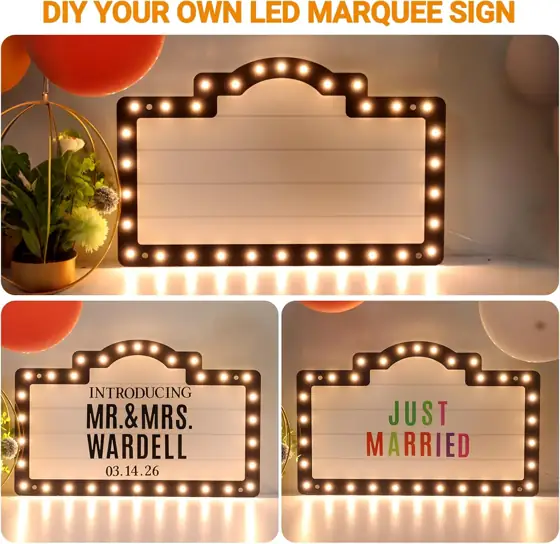 20IN Large Personalized LED Wedding… — Photo 2