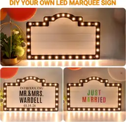 20IN Large Personalized LED Wedding… — Photo 2