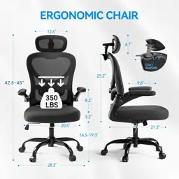 Ergonomic Office Chair, Mesh Home… — Photo 2