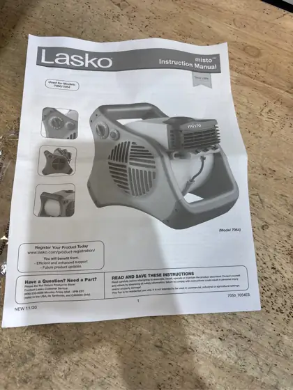 Lasko Misto 7054 Outdoor Misting… — Photo 3