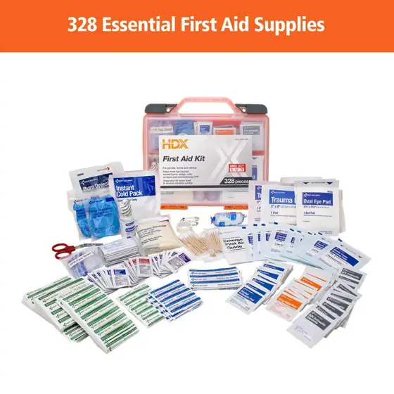 328-Piece ANSI Plastic First Aid… — Photo 2